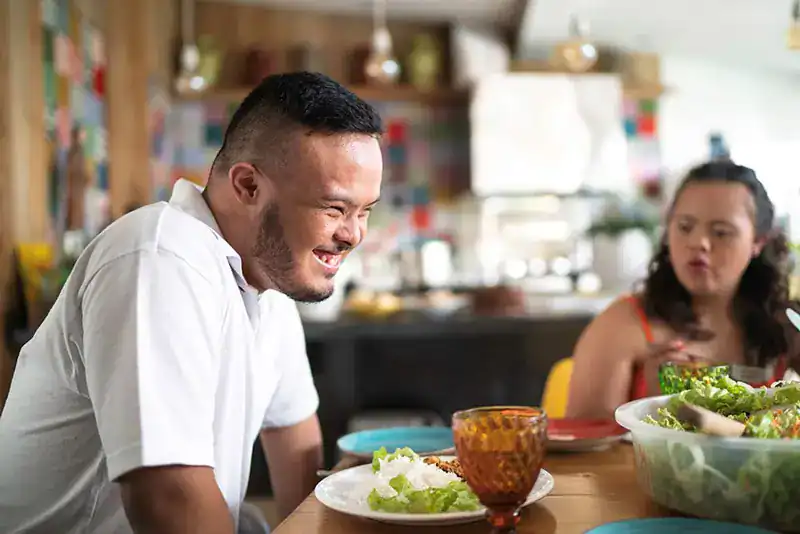 Empowering Weight Loss: A Comprehensive Guide for Individuals with Disabilities 2 Image of a disabled man and balance around nutrition to aid weight loss Haverhill