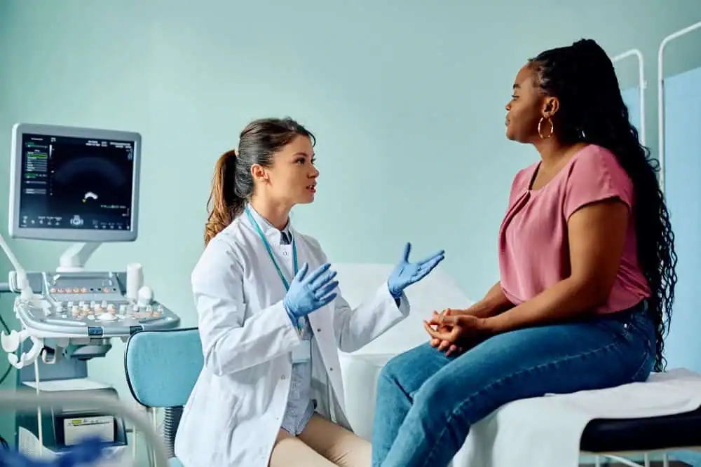 Rejuvenating Intimacy: Exploring Surgical Solutions for Vaginal Laxity 1 Woman have consultation about vaginal laxity Haverhill