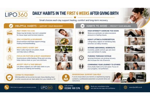 What to Do (and Avoid) in the First 6 Weeks After Giving Birth To Avoid Diastasis Recti 3 First 6 Weeks After Giving Birth To Avoid Diastasis Recti Haverhill : Daily Habits in the First 6 Weeks After Giving Birth